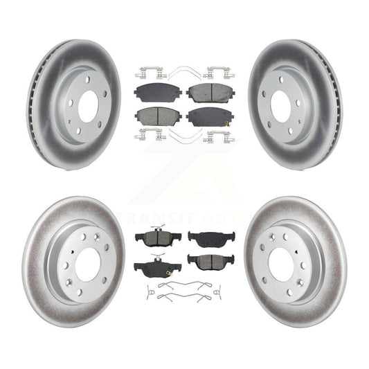 Coated Disc Rotors and Semi-Metallic Brake Pads Kit-KGS-102592 - Kit.bestparts.ca