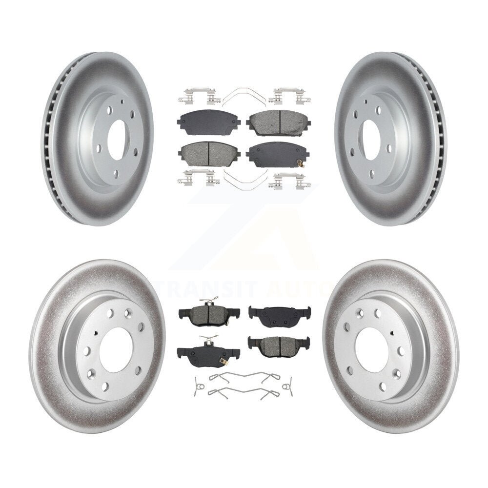 Coated Disc Rotors and Semi-Metallic Brake Pads Kit-KGS-102593 - Kit.bestparts.ca