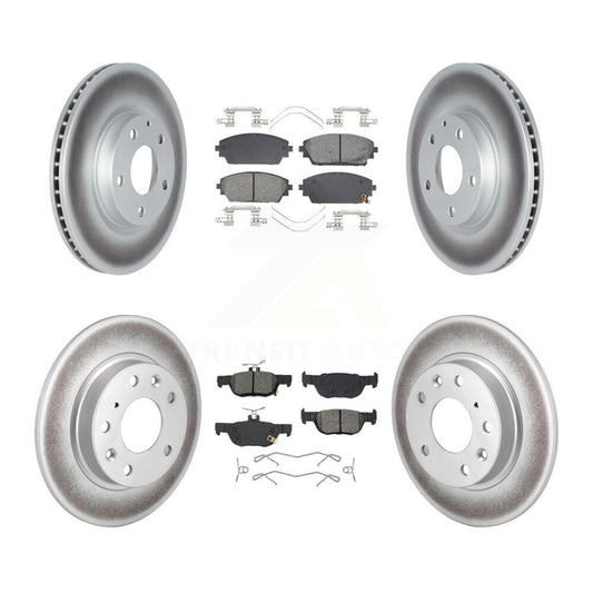 Coated Disc Rotors and Semi-Metallic Brake Pads Kit-KGS-102593 - Kit.bestparts.ca