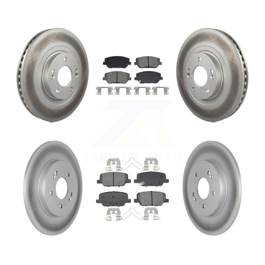 coated disc rotors and semi metallic brake pads-kgs-102596 - Kit.bestparts.ca
