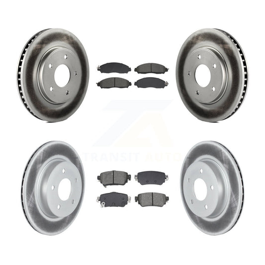 Coated Disc Rotors and Semi-Metallic Brake Pads Kit-KGS-102598 - Kit.bestparts.ca