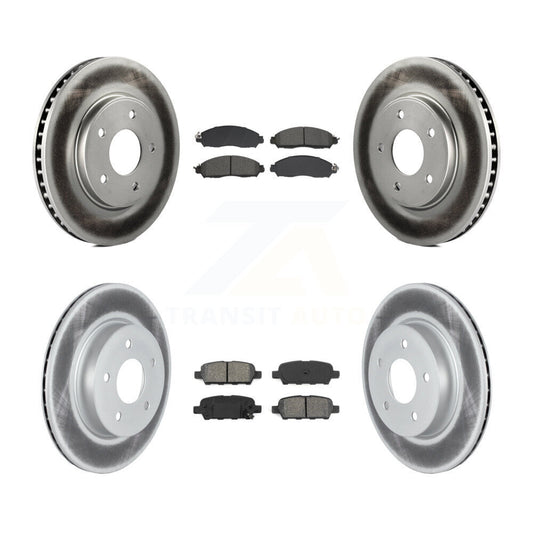 Coated Disc Rotors and Semi-Metallic Brake Pads Kit-KGS-102599 - Kit.bestparts.ca