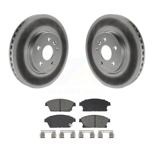 Coated Disc Rotors and Semi-Metallic Brake Pads Kit-KGS-102633 - Kit.bestparts.ca