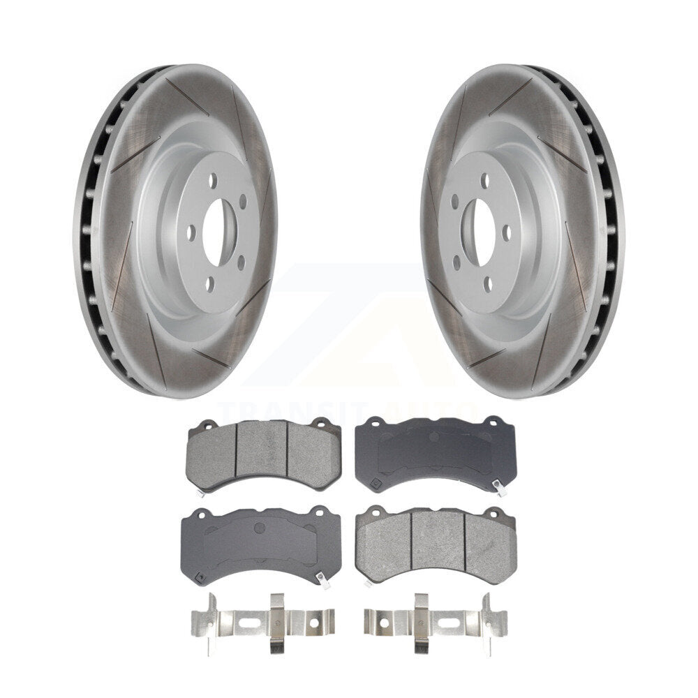 Coated Slotted Disc Rotors and Semi-Metallic Brake Pads Kit-KGS-102666 - Kit.bestparts.ca Kit.bestparts.ca