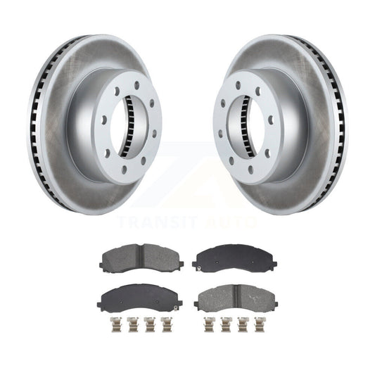 Coated Disc Rotors and Semi-Metallic Brake Pads Kit-KGS-102673 - Kit.bestparts.ca
