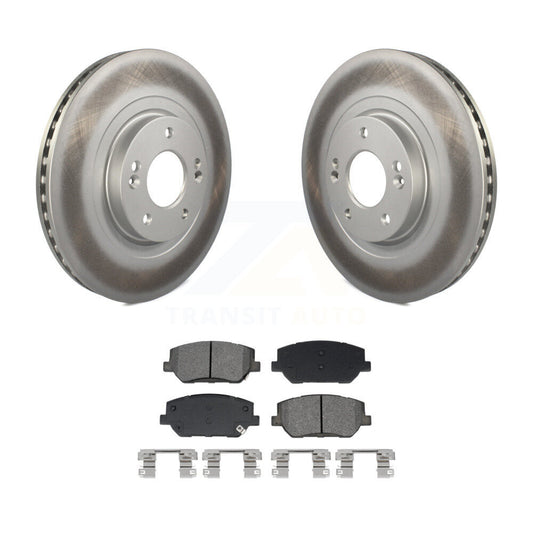 Coated Disc Rotors and Semi-Metallic Brake Pads Kit-KGS-102678 - Kit.bestparts.ca