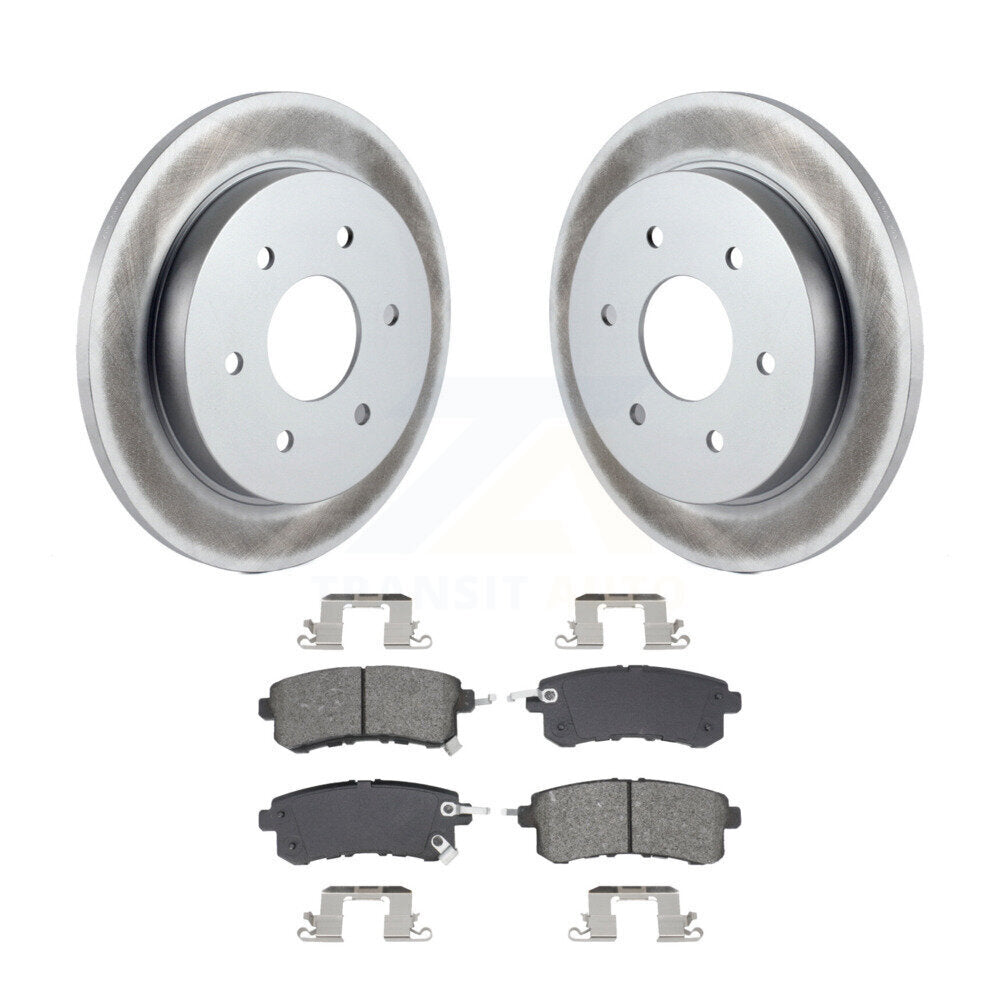 Coated Disc Rotors and Semi-Metallic Brake Pads Kit-KGS-102731 - Kit.bestparts.ca