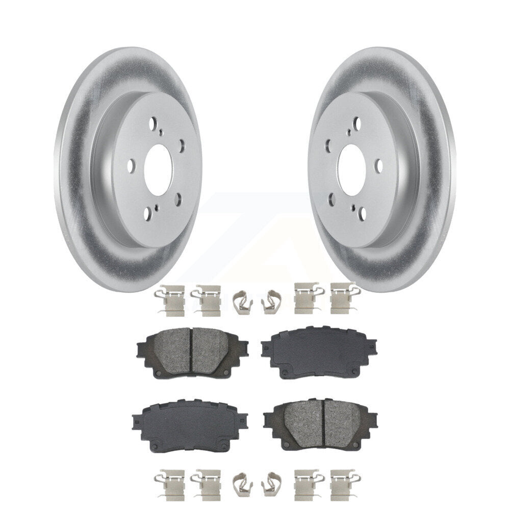 Coated Disc Rotors and Semi-Metallic Brake Pads Kit-KGS-102738 - Kit.bestparts.ca