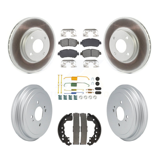 coated disc rotors and semi metallic brake pads-kgs-102739 - Kit.bestparts.ca
