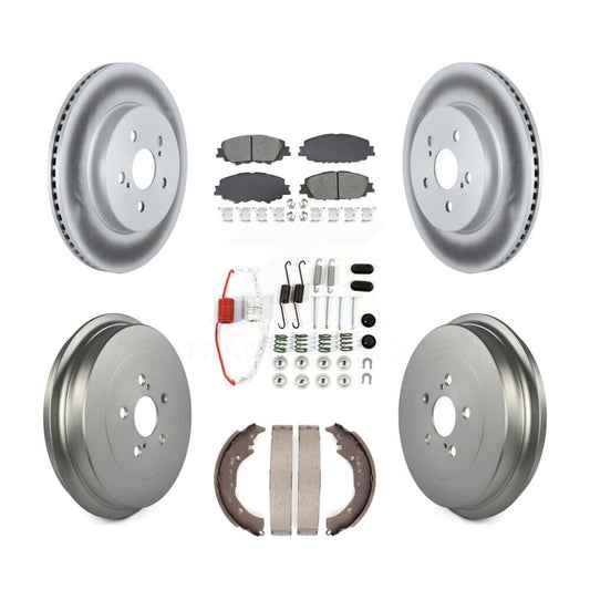 Coated Disc Rotors and Semi-Metallic Brake Pads Kit-KGS-102743 - Kit.bestparts.ca