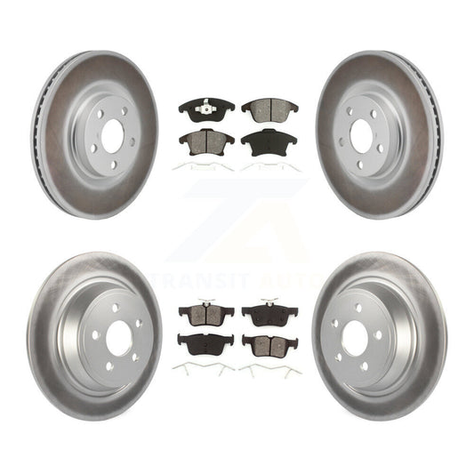 Coated Disc Rotors and Semi-Metallic Brake Pads Kit-KGS-102764 - Kit.bestparts.ca