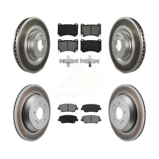 Coated Disc Rotors and Semi-Metallic Brake Pads Kit-KGS-102779 - Kit.bestparts.ca