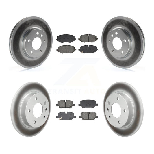Coated Disc Rotors and Semi-Metallic Brake Pads Kit-KGS-102792
