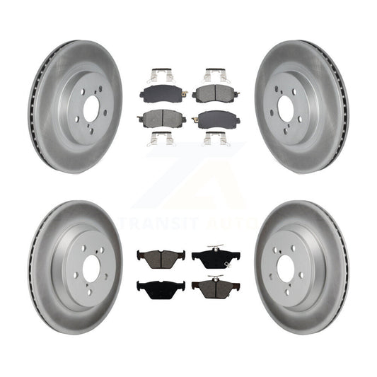 Coated Disc Rotors and Semi-Metallic Brake Pads Kit-KGS-102795 - Kit.bestparts.ca