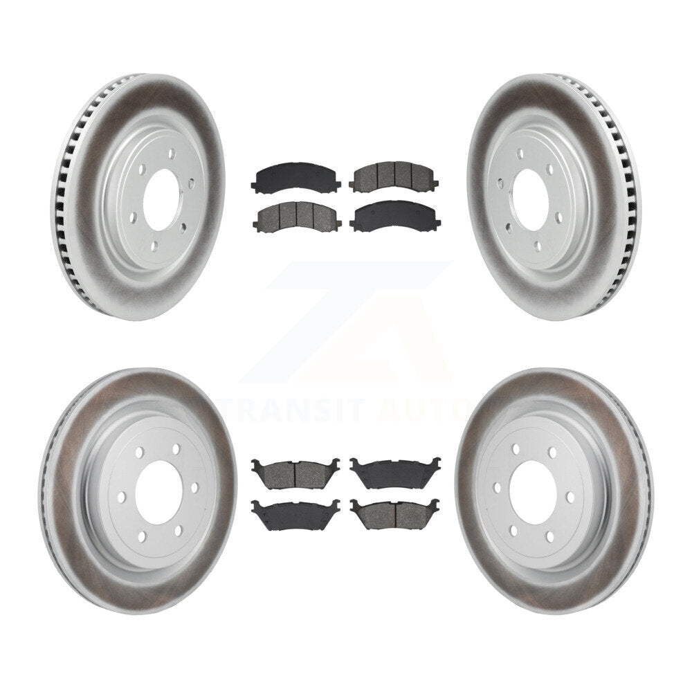 Disc Rotors and Semi-Metallic Brake Pads Kit-KGS-102800