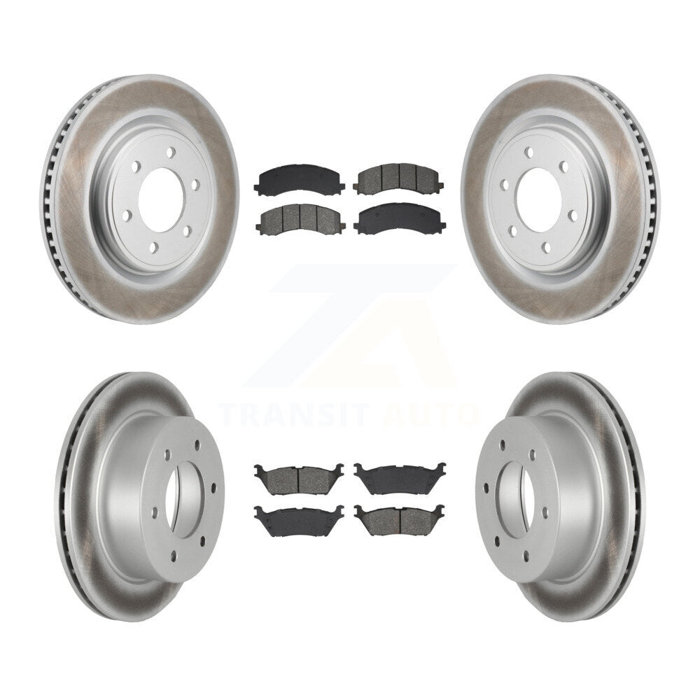 Disc Rotors and Semi-Metallic Brake Pads Kit-KGS-102802