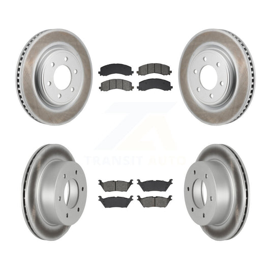 Disc Rotors and Semi-Metallic Brake Pads Kit-KGS-102802