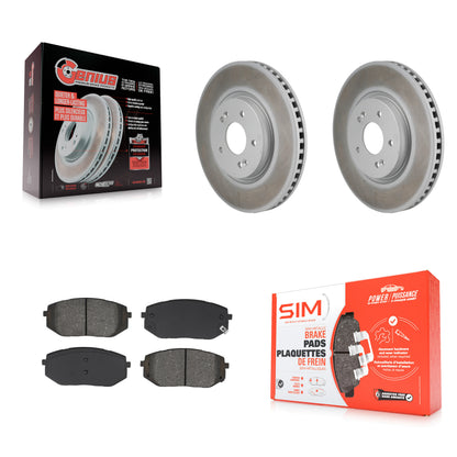Disc Rotors and Semi-Metallic Brake Pads Kit-KGS-102826