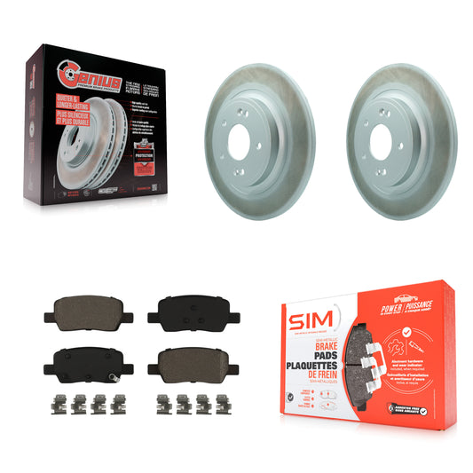 Disc Rotors and Semi-Metallic Brake Pads Kit-KGS-102858
