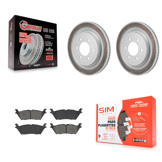 Disc Rotors and Semi-Metallic Brake Pads Kit-KGS-102865