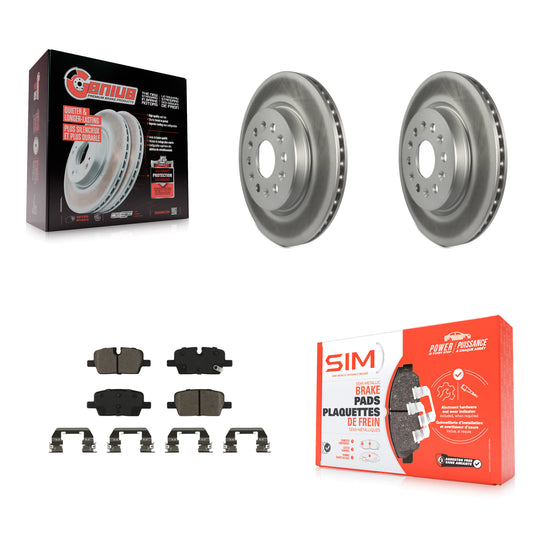 Coated Disc Rotors and Semi-Metallic Brake Pads Kit-KGS-102868