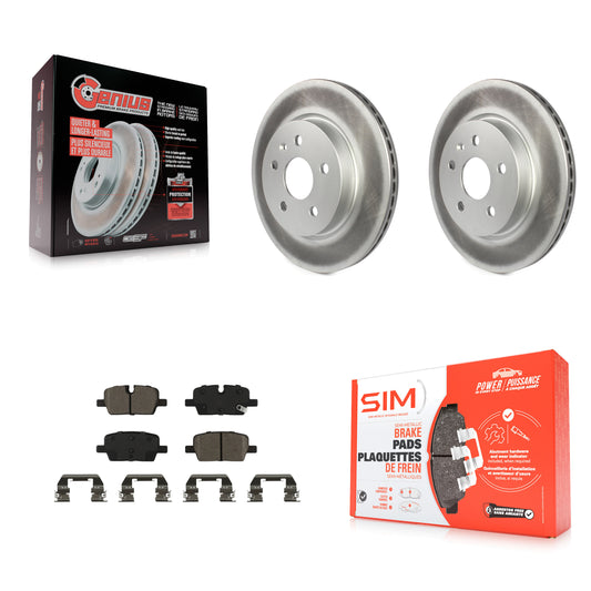 Coated Disc Rotors and Semi-Metallic Brake Pads Kit-KGS-102869