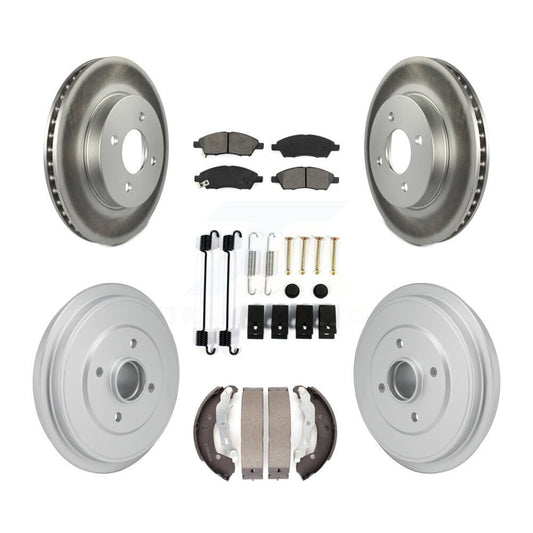 coated disc rotors and semi metallic brake pads-kgs-102874 - Kit.bestparts.ca