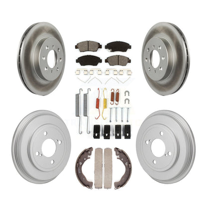 Coated Disc Rotors and Semi-Metallic Brake Pads Kit-KGS-102875 - Kit.bestparts.ca