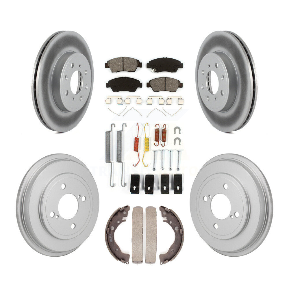 Coated Disc Rotors and Semi-Metallic Brake Pads Kit-KGS-102876 - Kit.bestparts.ca