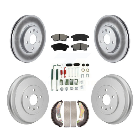 Coated Disc Rotors and Semi-Metallic Brake Pads Kit-KGS-102877 - Kit.bestparts.ca