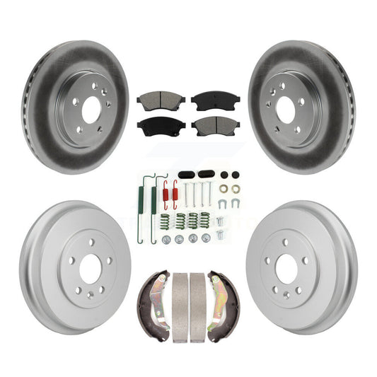 Coated Disc Rotors and Semi-Metallic Brake Pads Kit-KGS-102878 - Kit.bestparts.ca