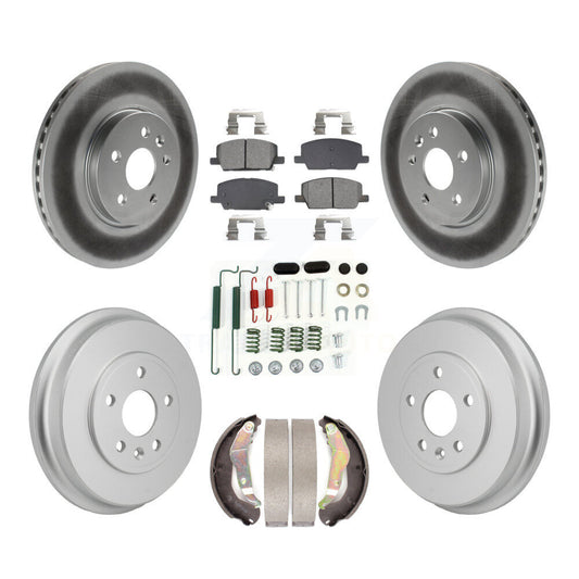 Coated Disc Rotors and Semi-Metallic Brake Pads Kit-KGS-102880 - Kit.bestparts.ca