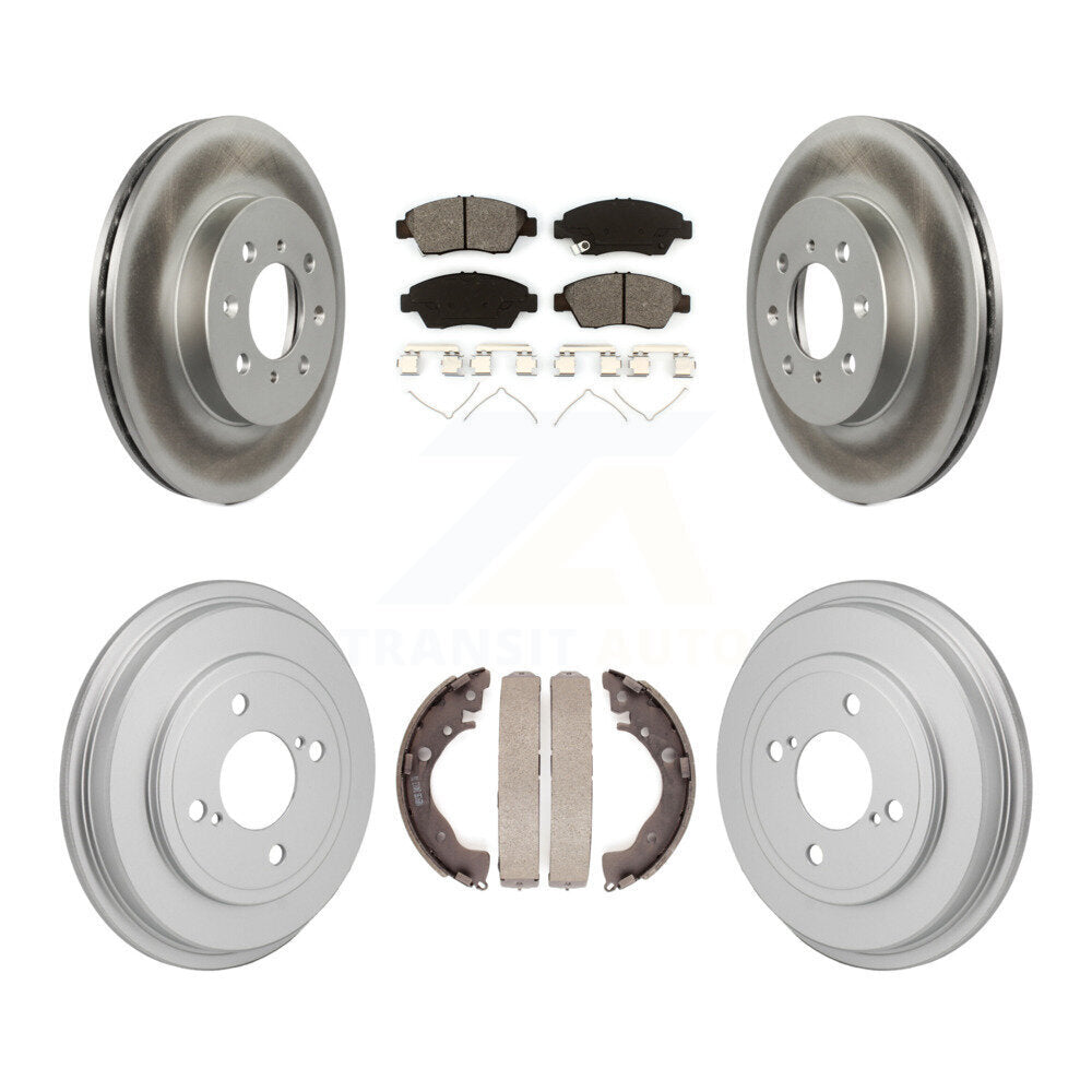 Coated Disc Rotors and Semi-Metallic Brake Pads Kit-KGS-102881 - Kit.bestparts.ca