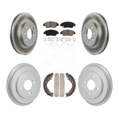 Coated Disc Rotors and Semi-Metallic Brake Pads Kit-KGS-102881 - Kit.bestparts.ca