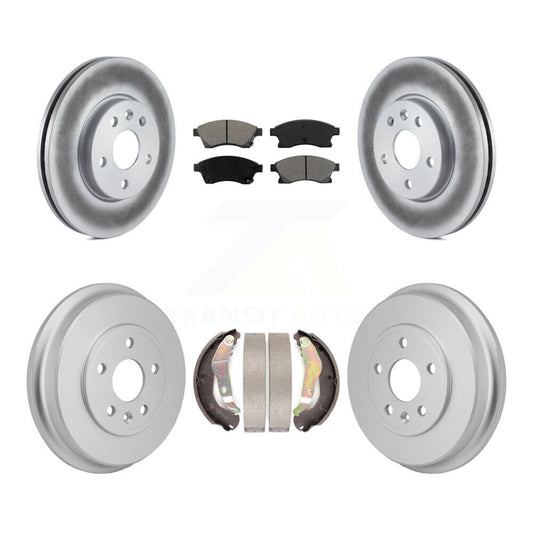 Coated Disc Rotors and Semi-Metallic Brake Pads Kit-KGS-102885 - Kit.bestparts.ca
