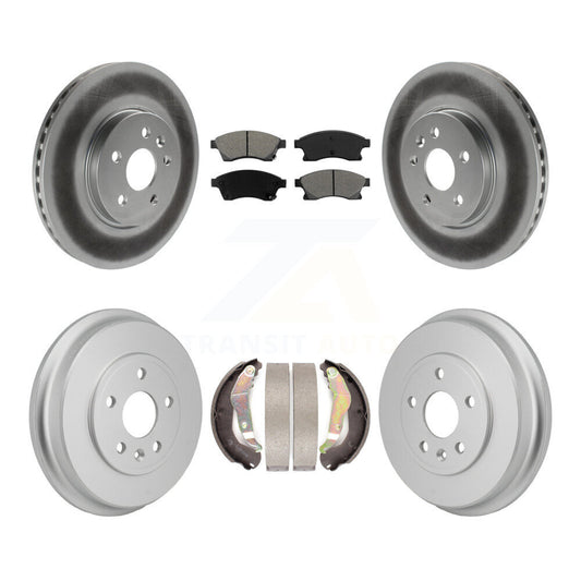 Coated Disc Rotors and Semi-Metallic Brake Pads Kit-KGS-102886 - Kit.bestparts.ca