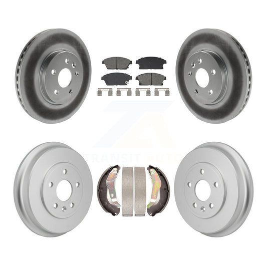 Coated Disc Rotors and Semi-Metallic Brake Pads Kit-KGS-102887 - Kit.bestparts.ca