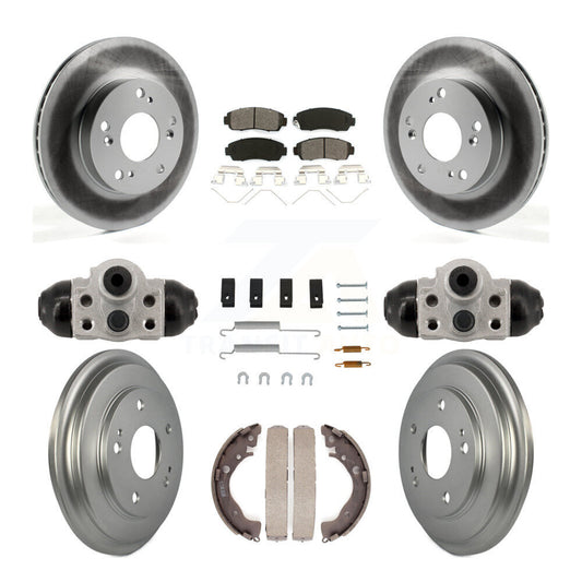 Coated Disc Rotors and Semi-Metallic Brake Pads Kit-KGS-102895 - Kit.bestparts.ca