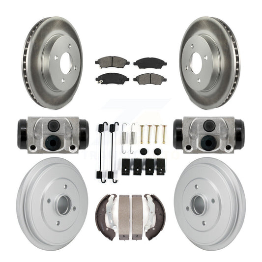 Coated Disc Rotors and Semi-Metallic Brake Pads Kit-KGS-102896 - Kit.bestparts.ca