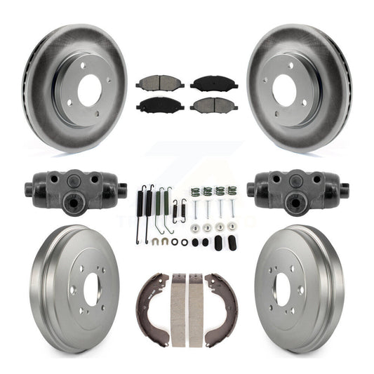 Coated Disc Rotors and Semi-Metallic Brake Pads Kit-KGS-102897 - Kit.bestparts.ca