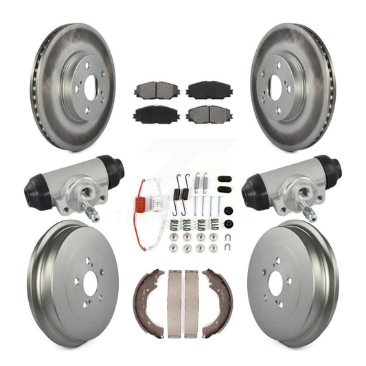 Coated Disc Rotors and Semi-Metallic Brake Pads Kit-KGS-102898