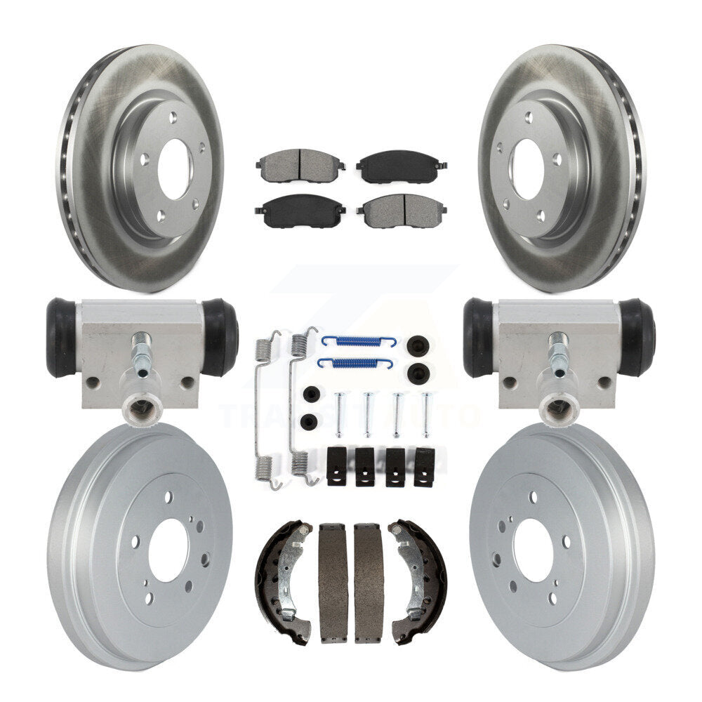 Coated Disc Rotors and Semi-Metallic Brake Pads Kit-KGS-102900