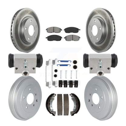 Coated Disc Rotors and Semi-Metallic Brake Pads Kit-KGS-102900