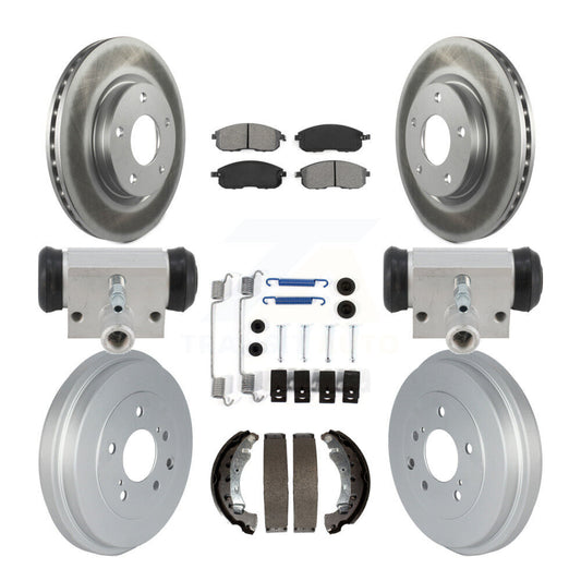 Coated Disc Rotors and Semi-Metallic Brake Pads Kit-KGS-102900