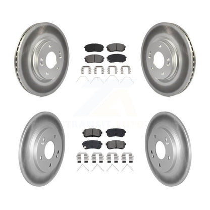 Coated Disc Rotors and Semi-Metallic Brake Pads Kit-KGS-102918 - Kit.bestparts.ca