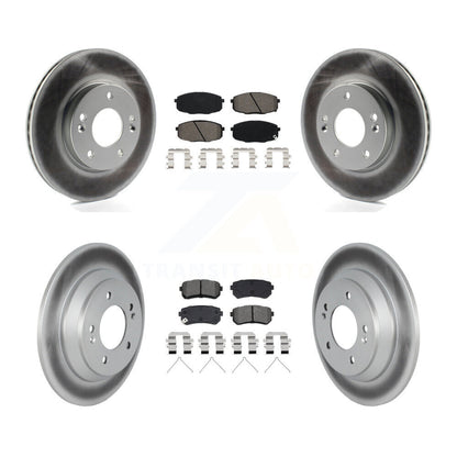 Coated Disc Rotors and Semi-Metallic Brake Pads Kit-KGS-102921 - Kit.bestparts.ca