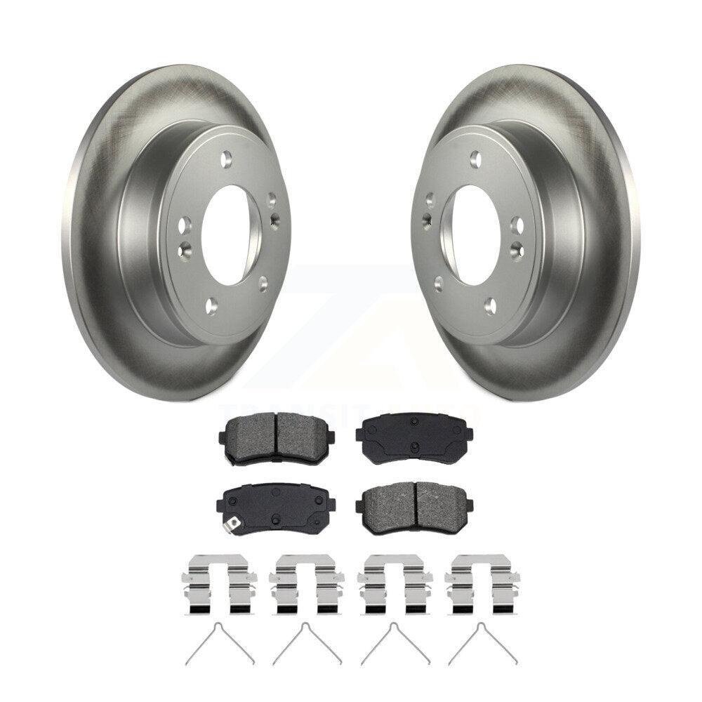 Coated Disc Rotors and Semi-Metallic Brake Pads Kit-KGS-102936 - Kit.bestparts.ca