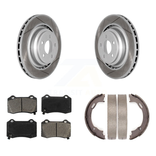 Coated Slotted Disc Rotors and Semi-Metallic Brake Pads Kit-KGS-103006 - Kit.bestparts.ca