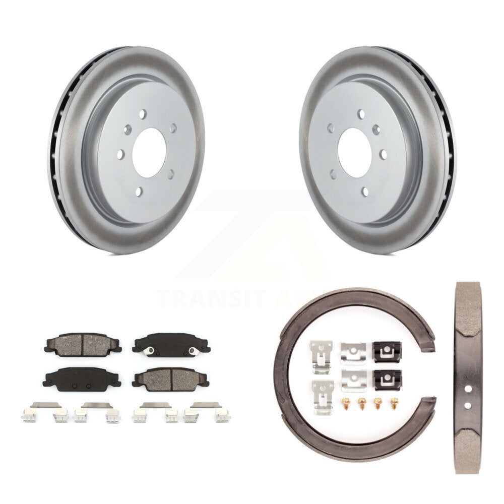 Coated Disc Rotors and Semi-Metallic Brake Pads Kit-KGS-103189 - Kit.bestparts.ca