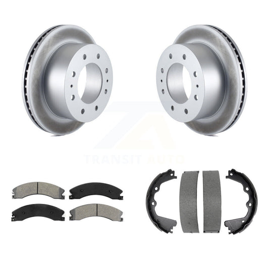 Coated Disc Rotors and Semi-Metallic Brake Pads Kit-KGS-103195 - Kit.bestparts.ca
